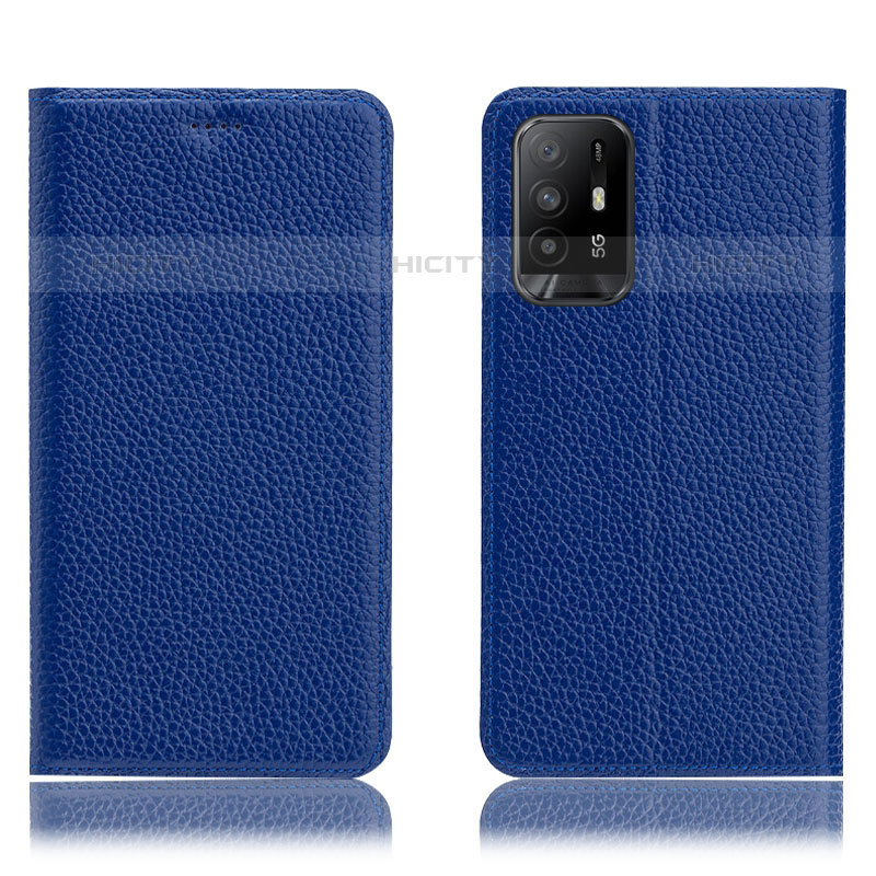 Funda de Cuero Cartera con Soporte Carcasa H02P para Oppo A95 5G