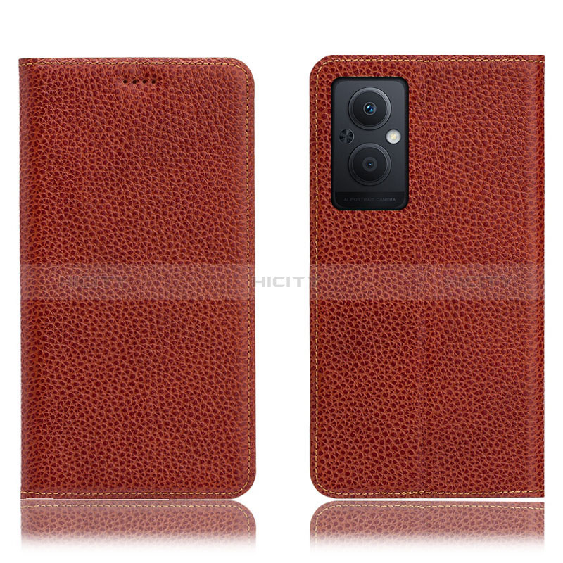 Funda de Cuero Cartera con Soporte Carcasa H02P para Oppo A96 5G