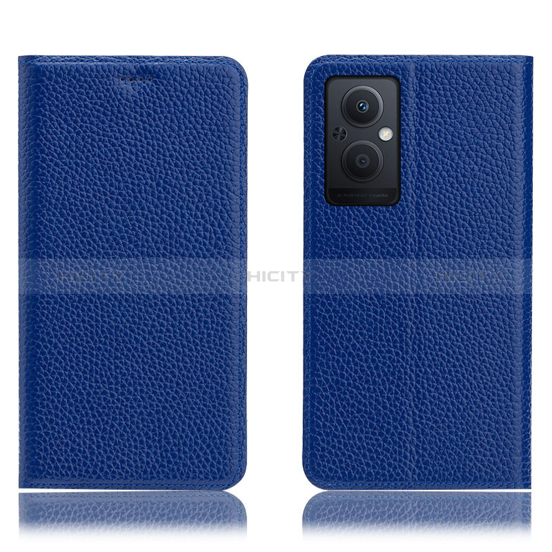 Funda de Cuero Cartera con Soporte Carcasa H02P para Oppo A96 5G