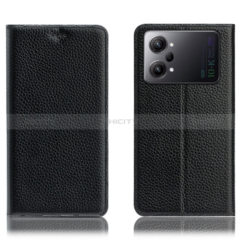 Funda de Cuero Cartera con Soporte Carcasa H02P para Oppo K10 Pro 5G Negro