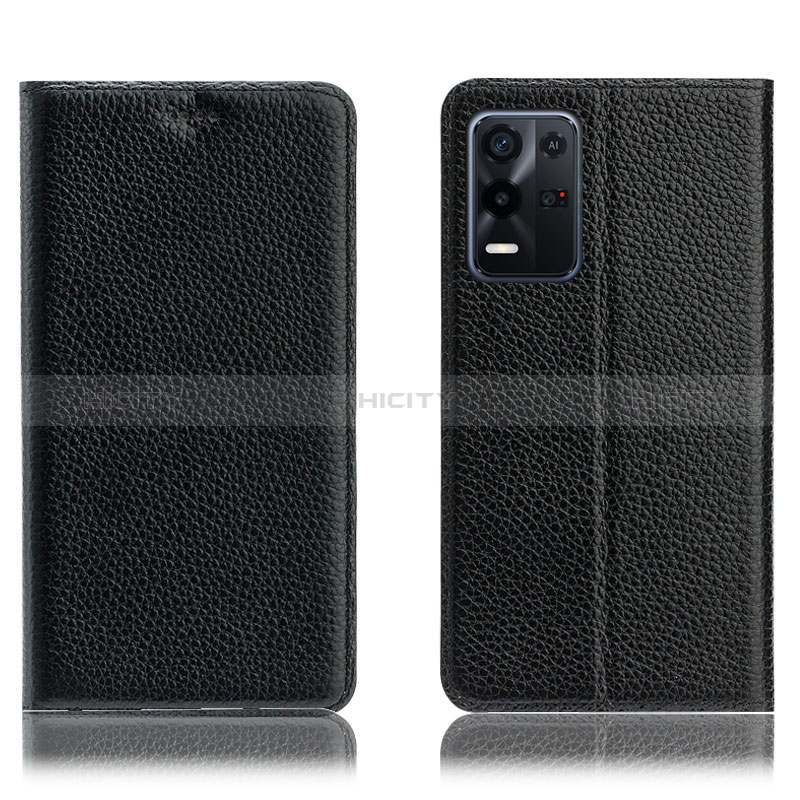 Funda de Cuero Cartera con Soporte Carcasa H02P para Oppo K9X 5G