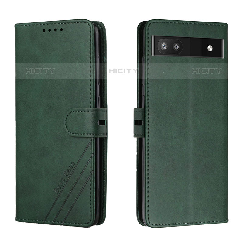 Funda de Cuero Cartera con Soporte Carcasa H02X para Google Pixel 6a 5G