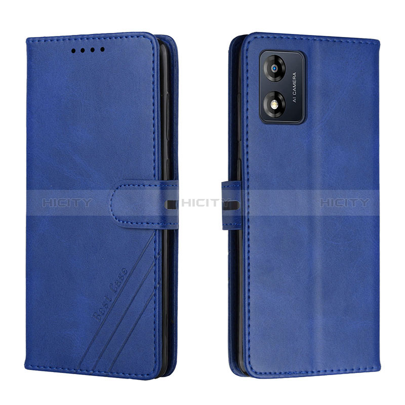 Funda de Cuero Cartera con Soporte Carcasa H02X para Motorola Moto E13