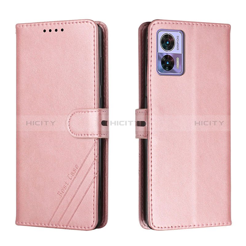 Funda de Cuero Cartera con Soporte Carcasa H02X para Motorola Moto Edge 30 Lite 5G