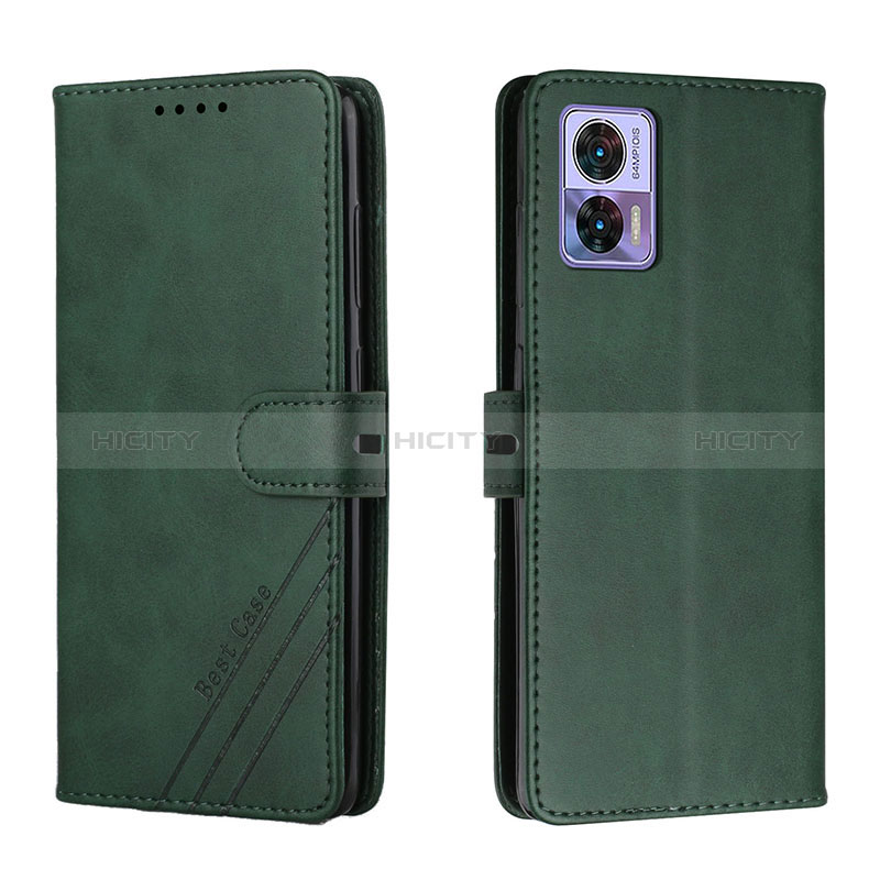 Funda de Cuero Cartera con Soporte Carcasa H02X para Motorola Moto Edge 30 Lite 5G