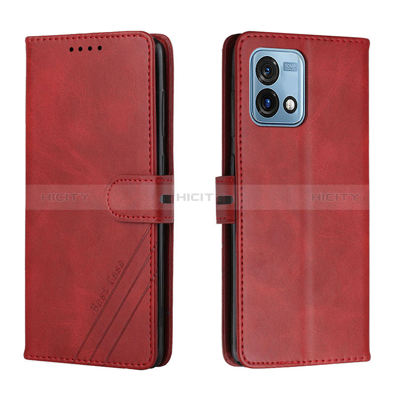 Funda de Cuero Cartera con Soporte Carcasa H02X para Motorola Moto G Stylus (2023) 4G Rojo