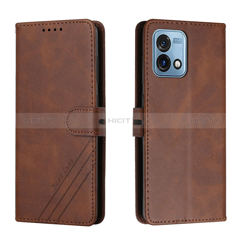 Funda de Cuero Cartera con Soporte Carcasa H02X para Motorola Moto G Stylus (2023) 5G Marron