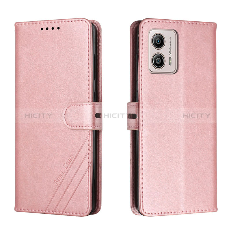 Funda de Cuero Cartera con Soporte Carcasa H02X para Motorola Moto G53 5G