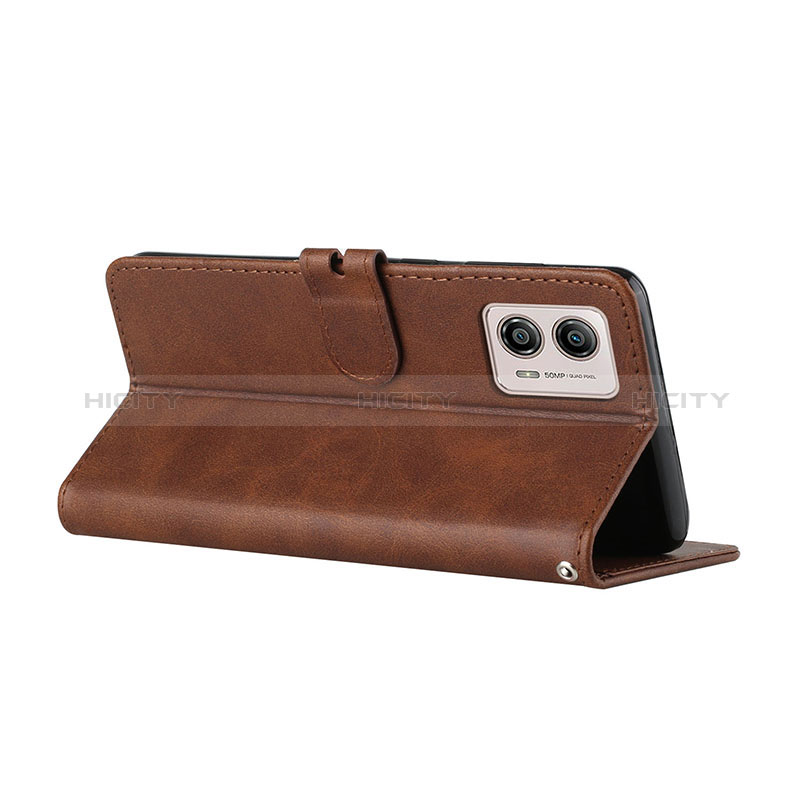 Funda de Cuero Cartera con Soporte Carcasa H02X para Motorola Moto G53j 5G