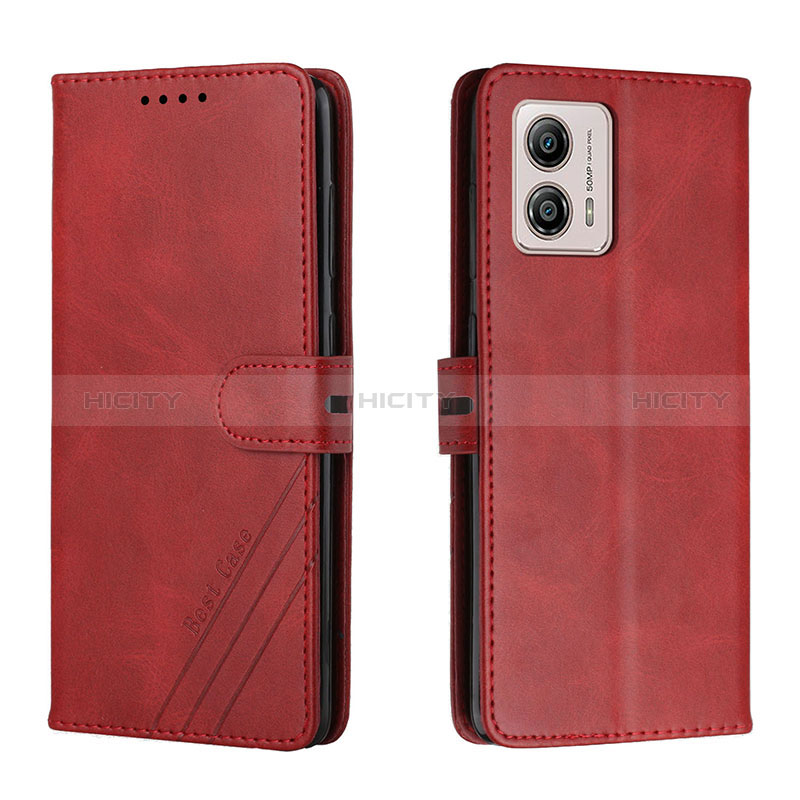 Funda de Cuero Cartera con Soporte Carcasa H02X para Motorola Moto G53y 5G