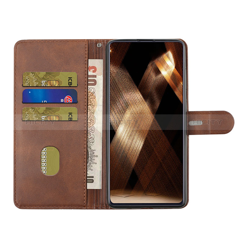 Funda de Cuero Cartera con Soporte Carcasa H02X para Motorola Moto G72