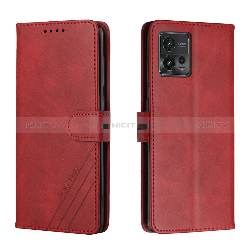 Funda de Cuero Cartera con Soporte Carcasa H02X para Motorola Moto G72