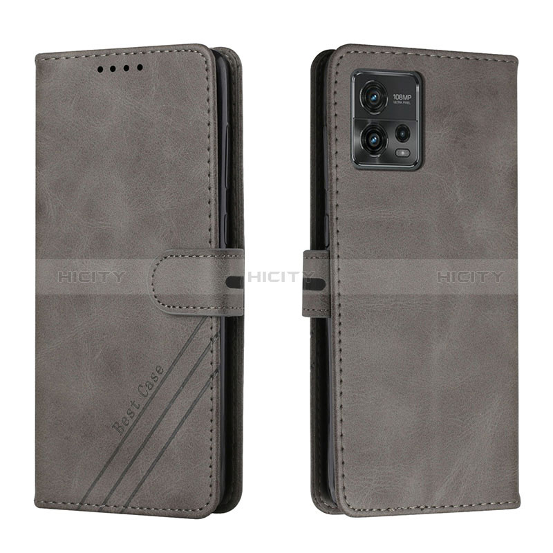 Funda de Cuero Cartera con Soporte Carcasa H02X para Motorola Moto G72