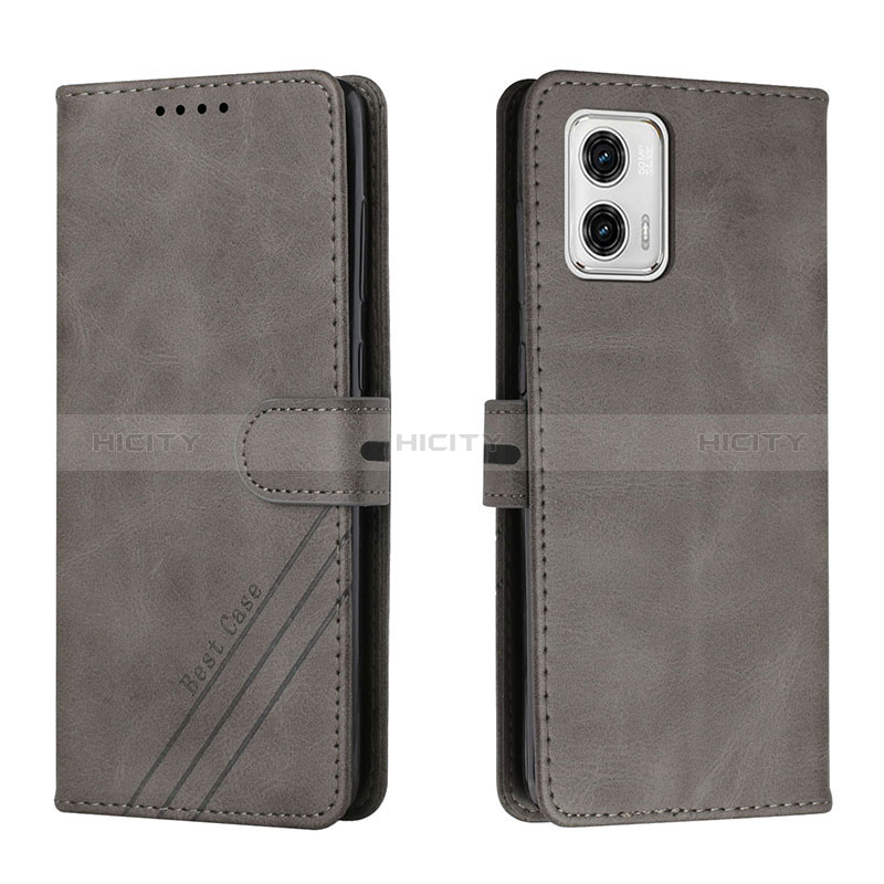 Funda de Cuero Cartera con Soporte Carcasa H02X para Motorola Moto G73 5G