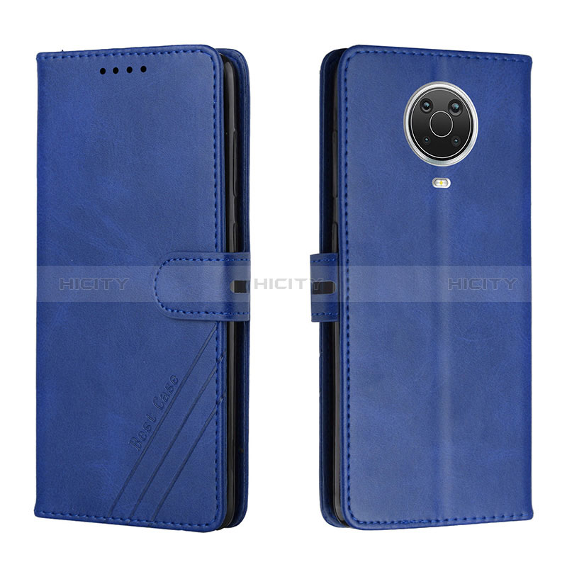 Funda de Cuero Cartera con Soporte Carcasa H02X para Nokia G10 Azul