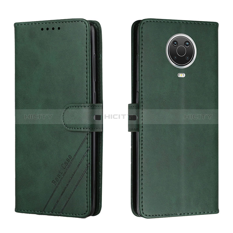 Funda de Cuero Cartera con Soporte Carcasa H02X para Nokia G20 Verde