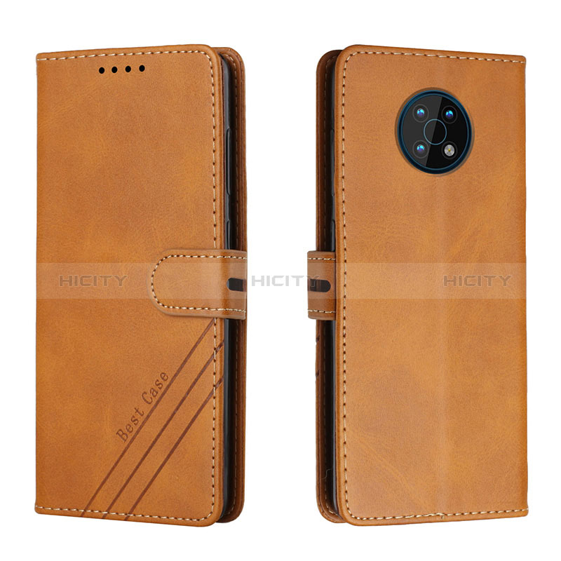 Funda de Cuero Cartera con Soporte Carcasa H02X para Nokia G50 5G Marron Claro