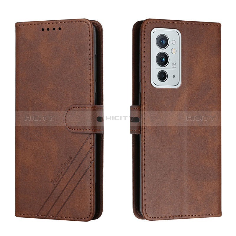 Funda de Cuero Cartera con Soporte Carcasa H02X para OnePlus 9RT 5G