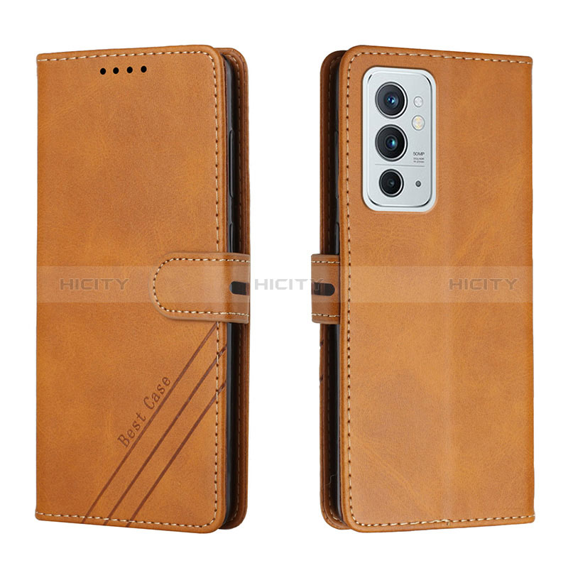 Funda de Cuero Cartera con Soporte Carcasa H02X para OnePlus 9RT 5G