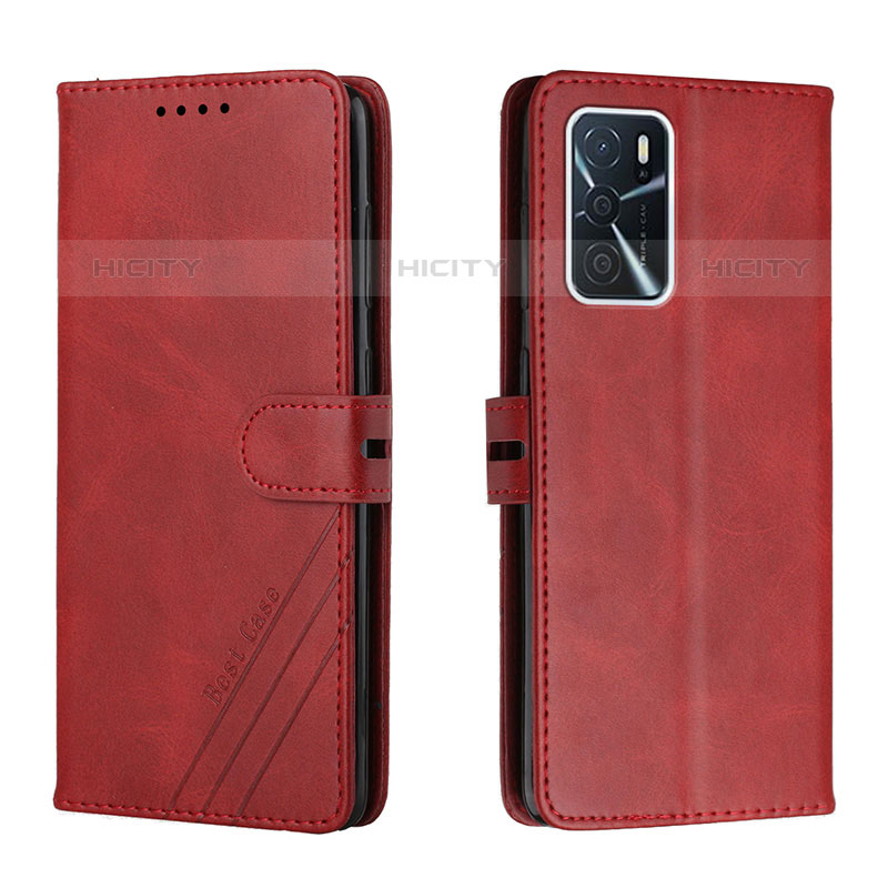 Funda de Cuero Cartera con Soporte Carcasa H02X para Oppo A53s 5G