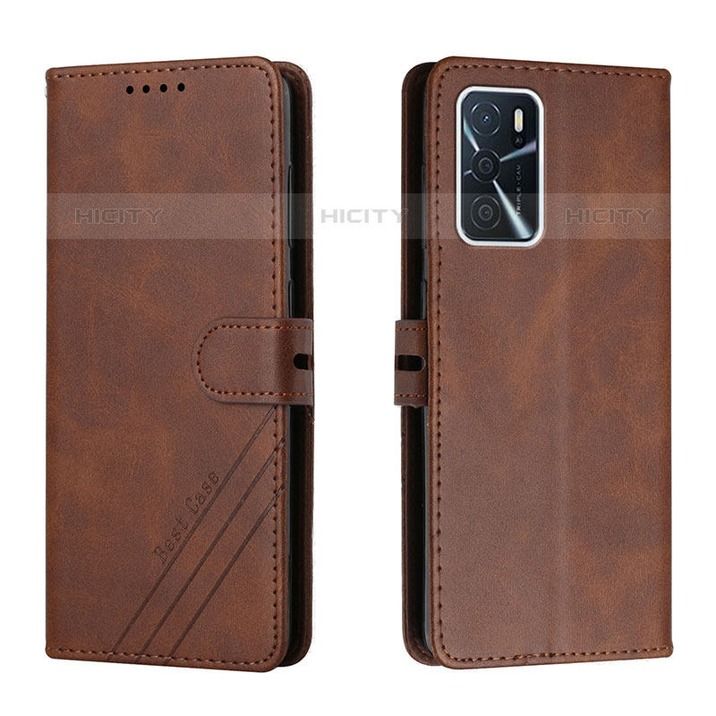 Funda de Cuero Cartera con Soporte Carcasa H02X para Oppo A53s 5G