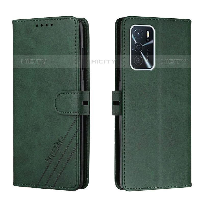 Funda de Cuero Cartera con Soporte Carcasa H02X para Oppo A53s 5G