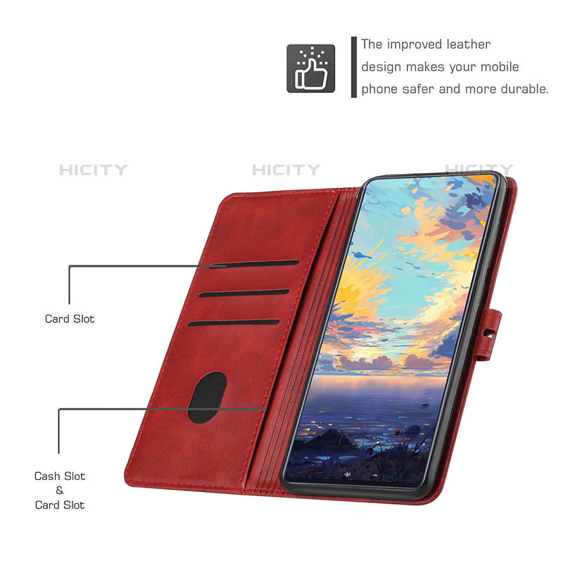 Funda de Cuero Cartera con Soporte Carcasa H02X para Oppo A93 5G