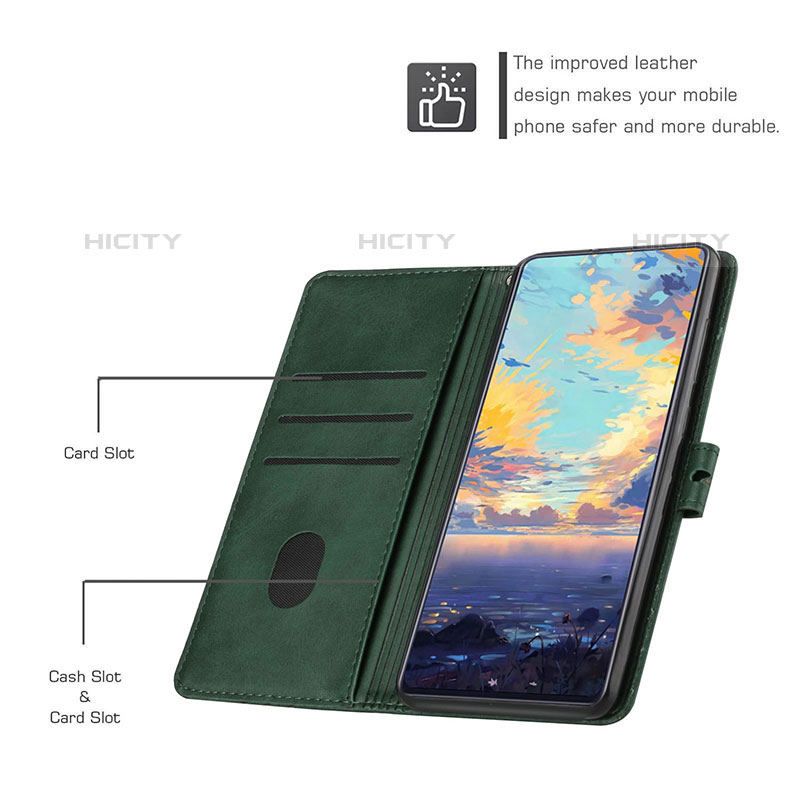 Funda de Cuero Cartera con Soporte Carcasa H02X para Oppo A95 5G