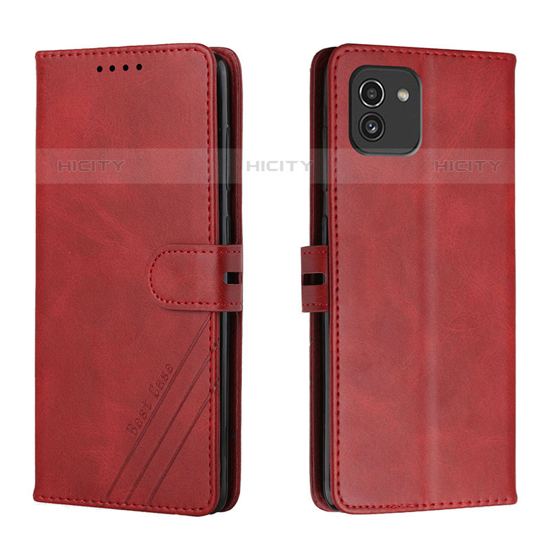 Funda de Cuero Cartera con Soporte Carcasa H02X para Samsung Galaxy A03