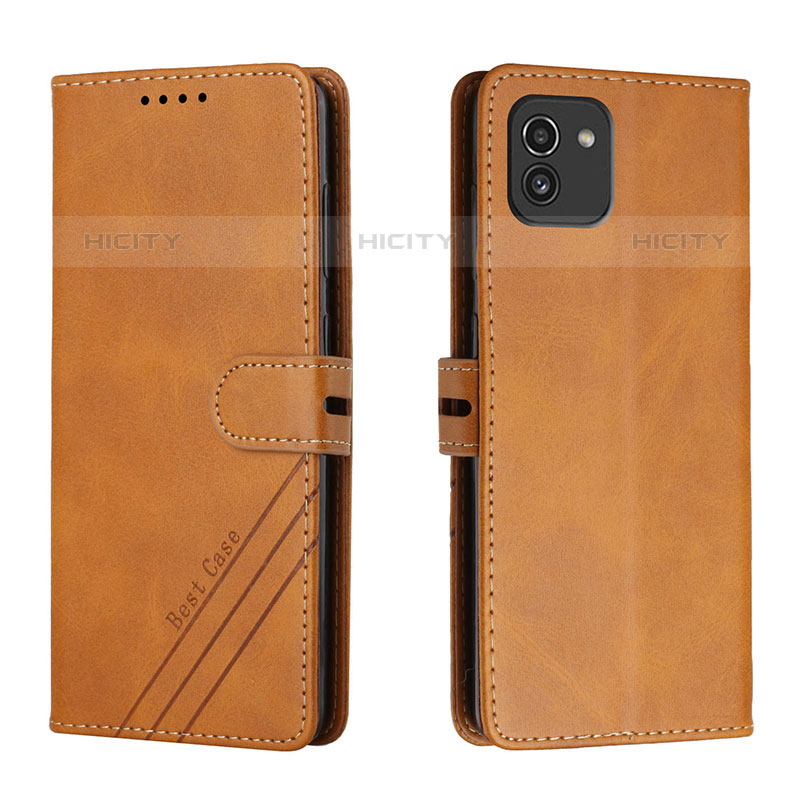 Funda de Cuero Cartera con Soporte Carcasa H02X para Samsung Galaxy A03