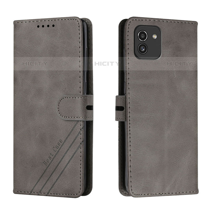 Funda de Cuero Cartera con Soporte Carcasa H02X para Samsung Galaxy A03