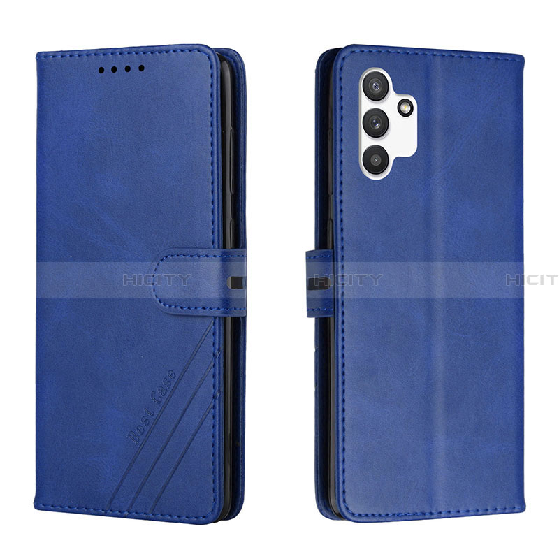 Funda de Cuero Cartera con Soporte Carcasa H02X para Samsung Galaxy A13 4G Azul