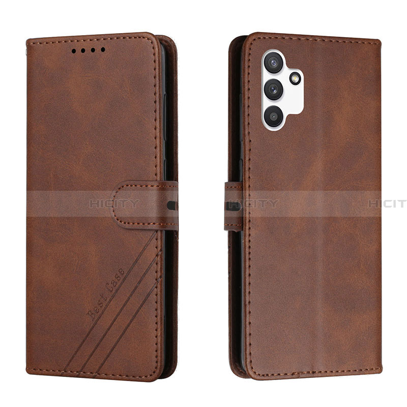 Funda de Cuero Cartera con Soporte Carcasa H02X para Samsung Galaxy A13 4G Marron