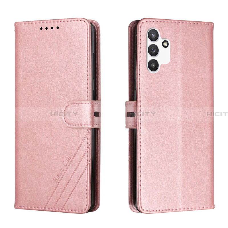 Funda de Cuero Cartera con Soporte Carcasa H02X para Samsung Galaxy A13 4G Oro Rosa