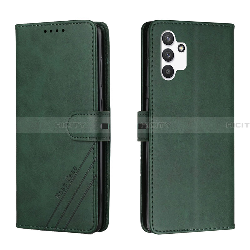 Funda de Cuero Cartera con Soporte Carcasa H02X para Samsung Galaxy A13 4G Verde