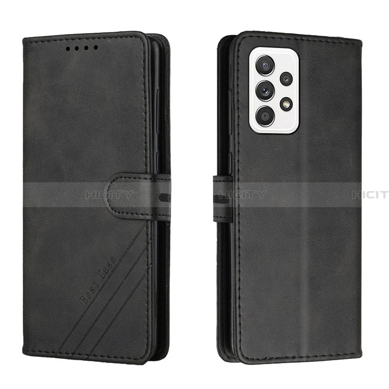 Funda de Cuero Cartera con Soporte Carcasa H02X para Samsung Galaxy A33 5G Negro