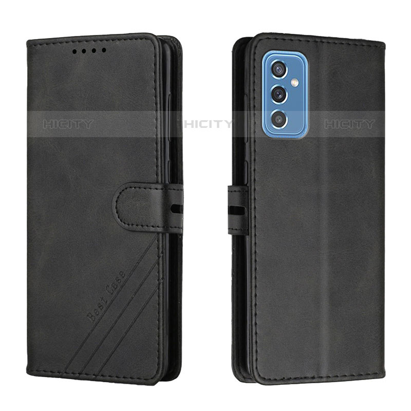 Funda de Cuero Cartera con Soporte Carcasa H02X para Samsung Galaxy M52 5G Negro