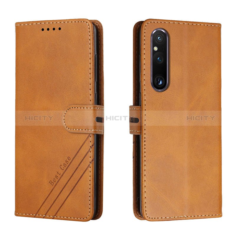 Funda de Cuero Cartera con Soporte Carcasa H02X para Sony Xperia 1 V