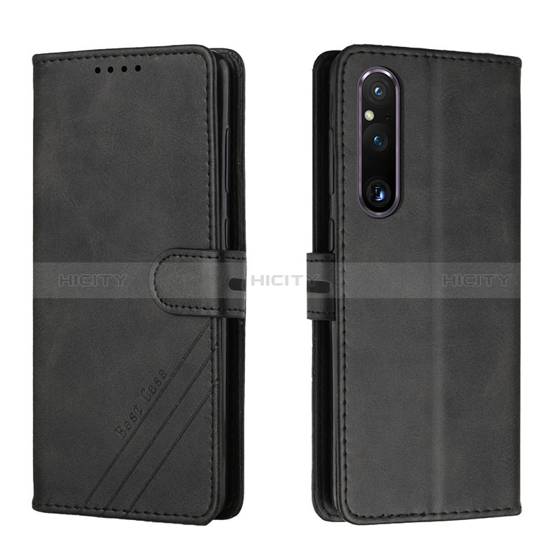 Funda de Cuero Cartera con Soporte Carcasa H02X para Sony Xperia 1 V