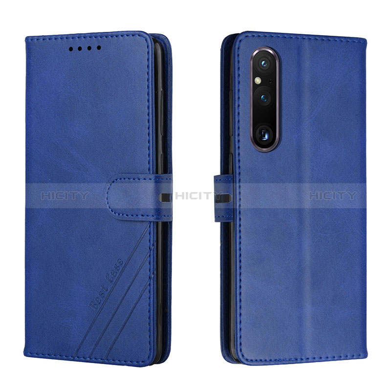 Funda de Cuero Cartera con Soporte Carcasa H02X para Sony Xperia 1 V