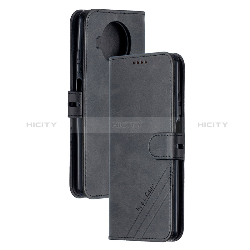 Funda de Cuero Cartera con Soporte Carcasa H02X para Xiaomi Mi 10i 5G Negro