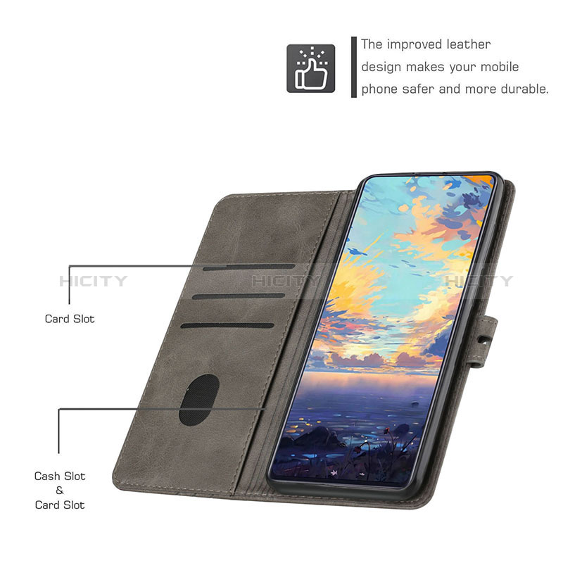 Funda de Cuero Cartera con Soporte Carcasa H02X para Xiaomi Poco C51