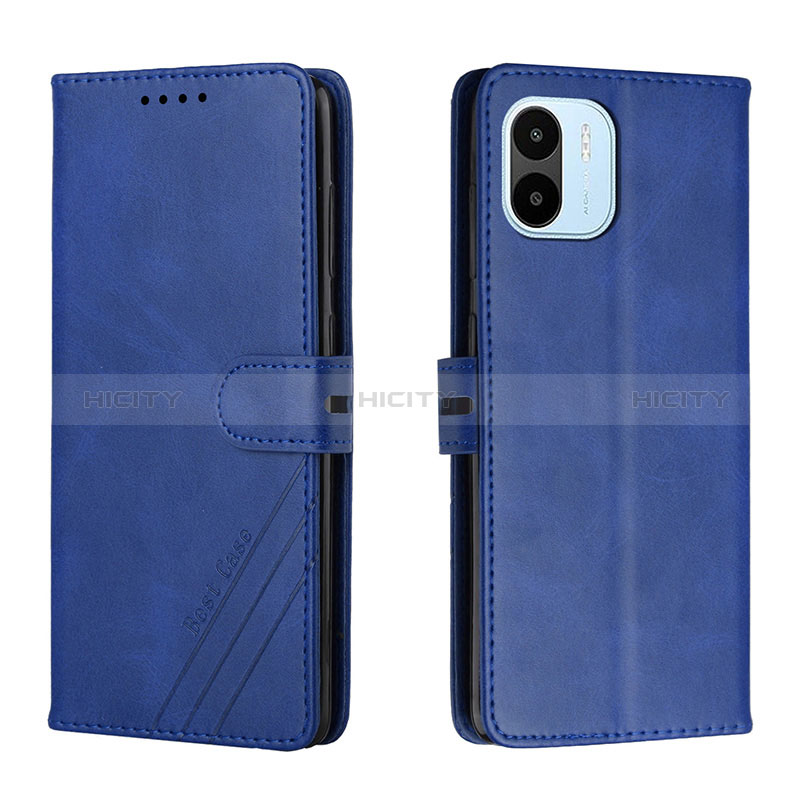 Funda de Cuero Cartera con Soporte Carcasa H02X para Xiaomi Poco C51 Azul