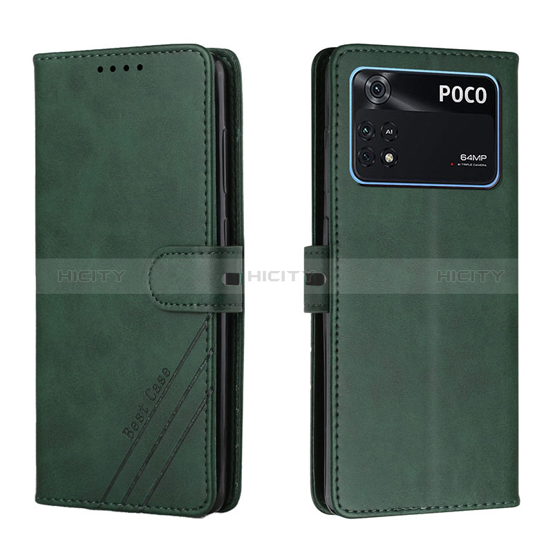 Funda de Cuero Cartera con Soporte Carcasa H02X para Xiaomi Poco M4 Pro 4G