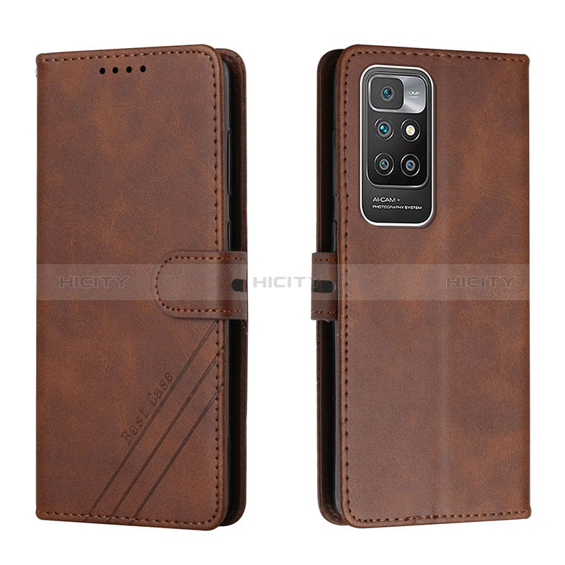 Funda de Cuero Cartera con Soporte Carcasa H02X para Xiaomi Redmi 10 (2022)