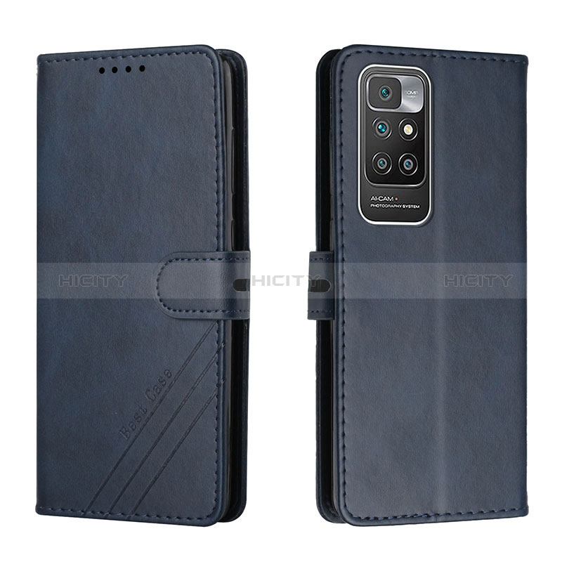 Funda de Cuero Cartera con Soporte Carcasa H02X para Xiaomi Redmi 10 (2022)