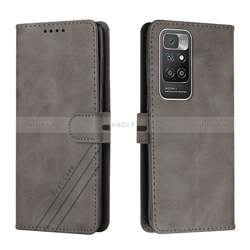 Funda de Cuero Cartera con Soporte Carcasa H02X para Xiaomi Redmi 10 (2022)