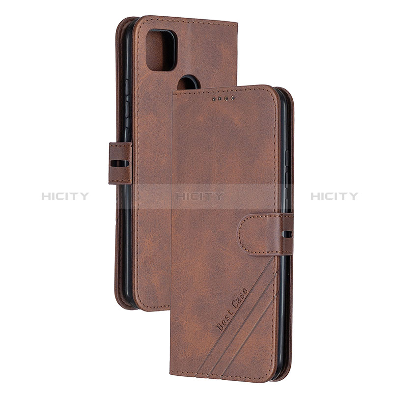 Funda de Cuero Cartera con Soporte Carcasa H02X para Xiaomi Redmi 9 Activ