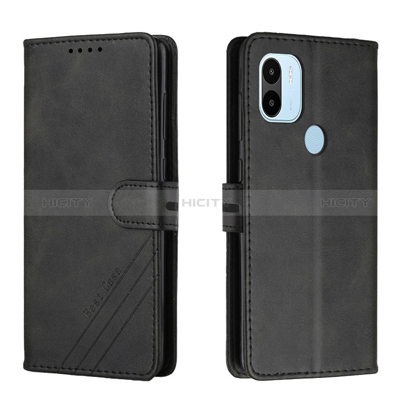 Funda de Cuero Cartera con Soporte Carcasa H02X para Xiaomi Redmi A1 Plus Negro