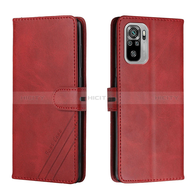 Funda de Cuero Cartera con Soporte Carcasa H02X para Xiaomi Redmi Note 11 SE India 4G Rojo